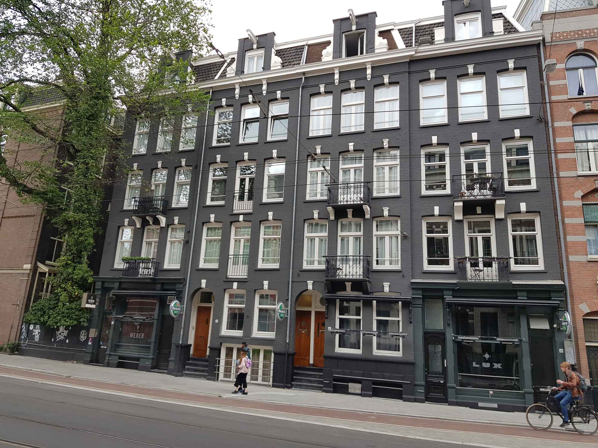 Hotel Weber Amsterdam na het schilderen